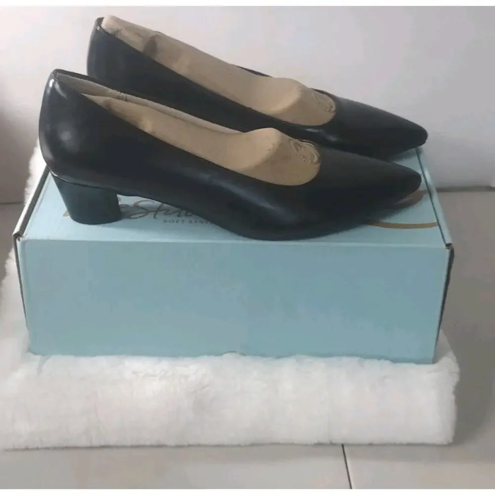 Lifestride Women's Minx Black Kitten Heel Pumps Size 8 M New With Box
